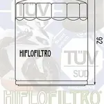 Filtre à huile Hiflofiltro HF171B noir