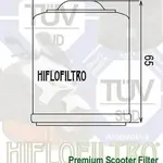 Filtre à huile HIFLOFILTRO HF183 noir