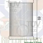 Filtre à huile Hiflofiltro HF655