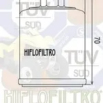Filtre à huile Hiflofiltro HF197