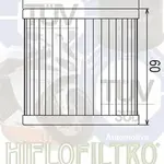 Filtre à huile Hiflofiltro HF681 Hyosung