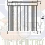 Filtre à huile Hiflofiltro HF563