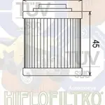 Filtre à huile Hiflofiltro HF560 Can Am DS450
