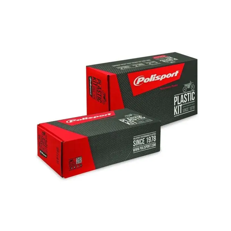 Kit plastique POLISPORT noir Kawasaki KX250F