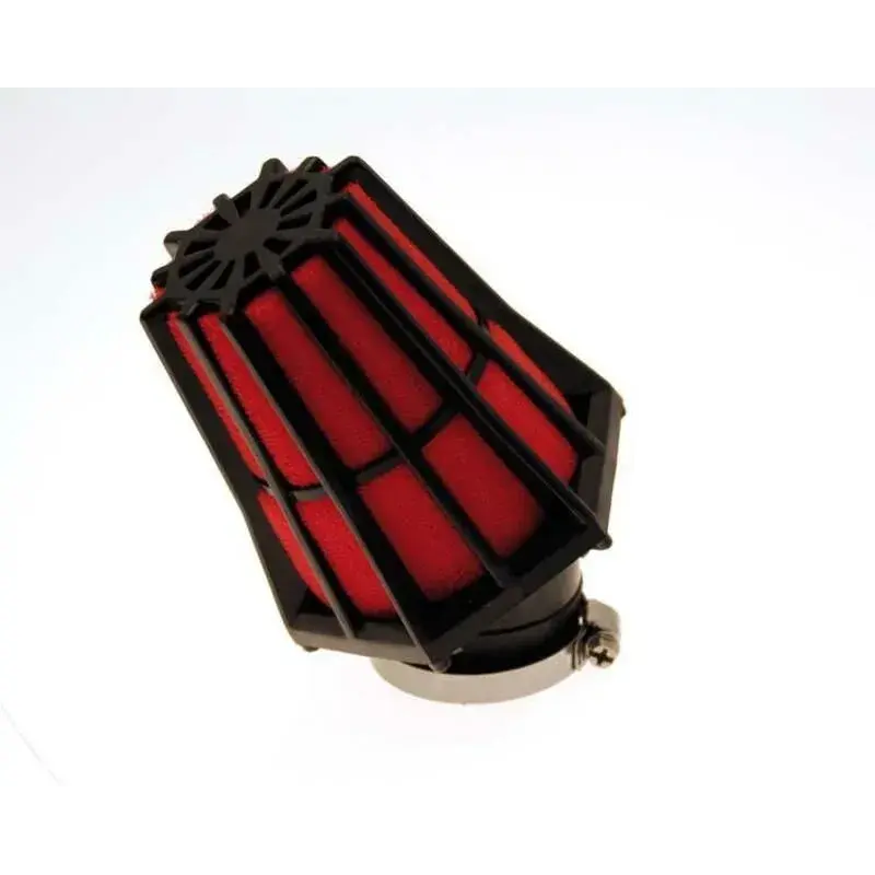 Filtre à air BIHR 30° noir/rouge