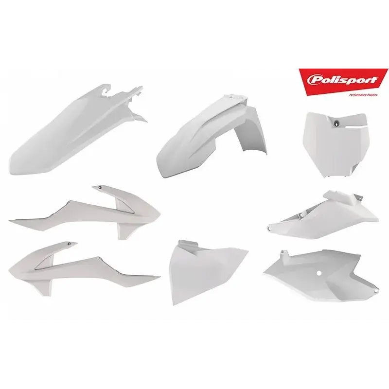 Kit plastique POLISPORT blanc KTM SX85