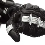Gants RST Pilot CE cuir noir/blanc taille XL 