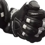 Gants RST Pilot CE cuir noir/blanc taille XXL 