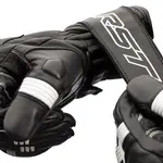 Gants RST Pilot CE cuir noir/blanc taille XXL 