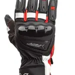 Gants RST Pilot CE cuir noir/rouge/blanc taille L 
