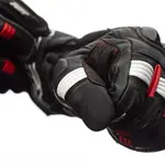 Gants RST Pilot CE cuir noir/rouge/blanc taille XXL 