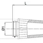 Filtre à air BMC conique manchon Ø32mm