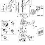 CARBURATEUR DELL&#039;ORTO PHBG 21 SOUPLE REG 2660/A