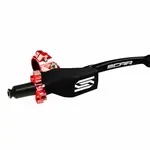 Levier repliable + cocotte universel SCAR noir - molette rouge