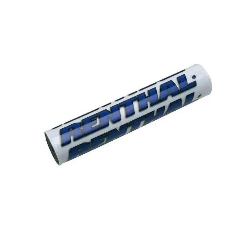 Mousse de guidon RENTHAL SX 240mm blanc/bleu