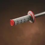 Revêtements RENTHAL MX picots/semi-gauffré gris/rouge