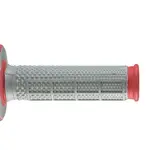 Revêtements RENTHAL MX Taper picots/semi-gauffré gris/rouge