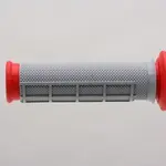 Revêtements RENTHAL Quad picots/semi-gauffré gris/rouge