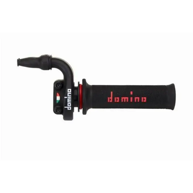 POIGNEE ROUTE 4T à TIRAGE RAPIDE NOIRE/ROUGE DOMINO