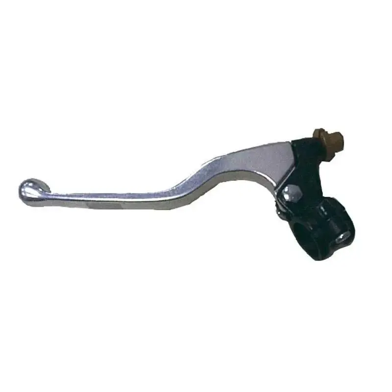 Levier long + cocotte d'embrayage BIHR aluminium coulé poli/noir universel