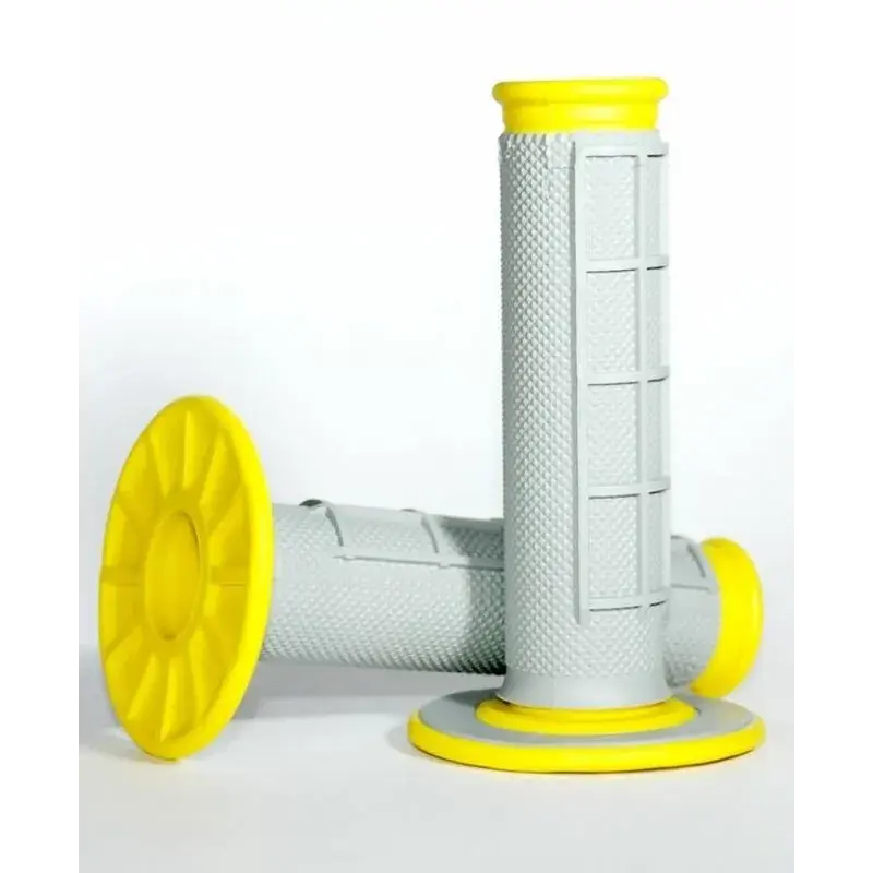 Revêtements Renthal Dual Grip gris/jaune