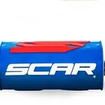 Guidon SCAR O² RC Ø28,6mm sans barre noir/mousse bleue