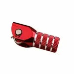Sélecteur de vitesse SCAR noir mat/embout rouge Honda CR125R