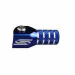 Sélecteur de vitesse SCAR noir mat/embout bleu Kawasaki KX450F