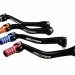 Sélecteur de vitesse SCAR noir mat/embout orange KTM SX125