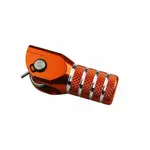 Sélecteur de vitesse SCAR noir mat/embout orange KTM SX125