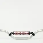 Guidon Ø22,2mm avec barre RENTHAL Classic Trial 5.0 argent/mousse noire