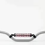 Guidon Ø22,2mm avec barre RENTHAL Classic Trial 5.0 titane/mousse noire