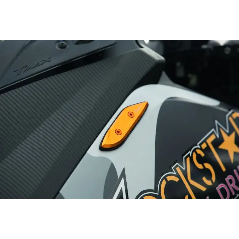 Cache orifice rétroviseur LIGHTECH or Yamaha T-Max 530 (la paire)