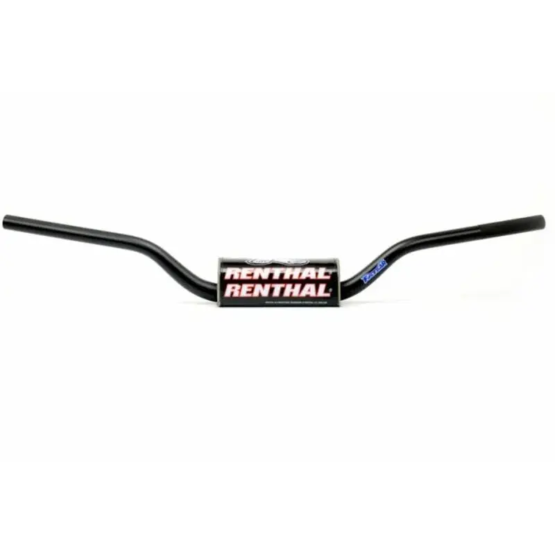 Guidon Ø28,6mm sans barre RENTHAL Fatbar® McGrath short KTM bleu / mousse noire