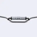 Guidon Ø22,2mm avec barre RENTHAL Classic Jeremy McGrath titanium/mousse noire