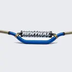 Guidon Ø28,6mm avec barre RENTHAL Twinwall replica Ricky Carmichael bleu/mousse noire