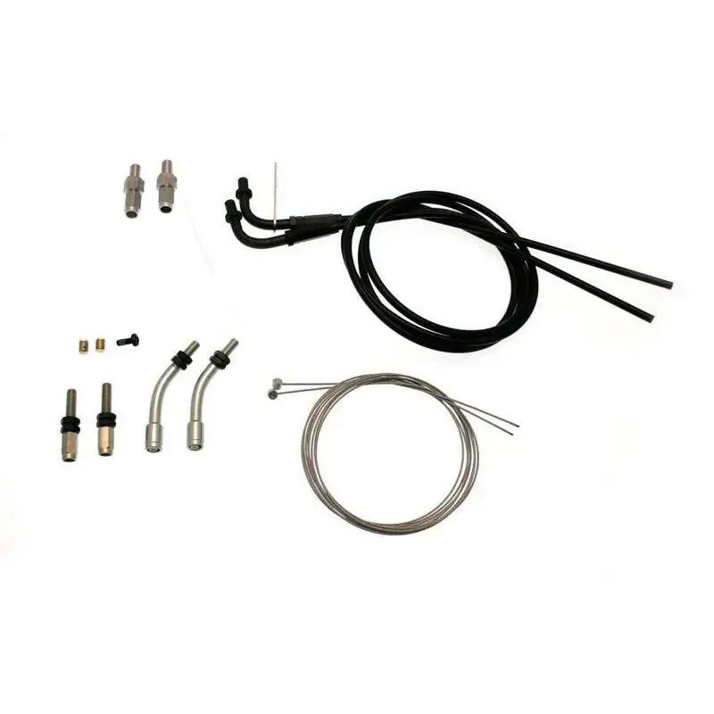 Câble de gaz universel DOMINO pour poignée de gaz XM2 câbles 130cm/gaines 95cm