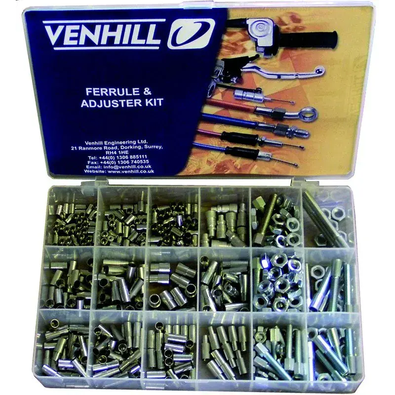 Coffret accessoires cables Venhill 459 pièces protections caoutchouc