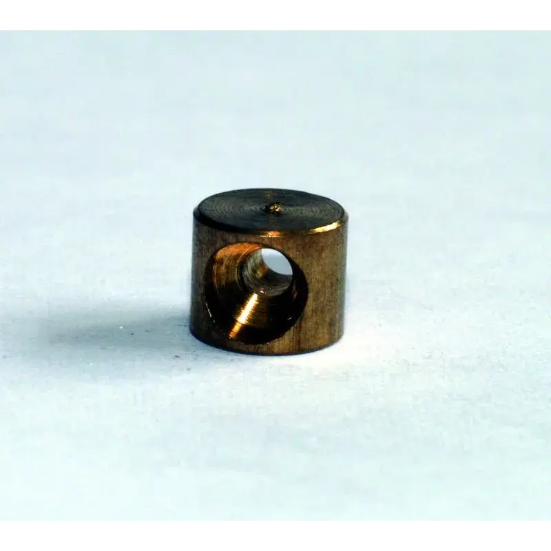 Douille de cable cylindrique 6x5mm Venhill laiton 20 pièces