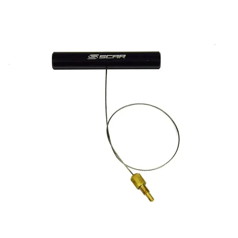 Tire valve SCAR noir