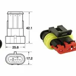 Jeu de connectiques génériques 3 voies - 5 jeux complets