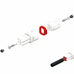 Jeu de connectiques 4 voies série 090 SMTO BIHR type origine Ø0,58mm²/1,25mm² - 5 jeux complets