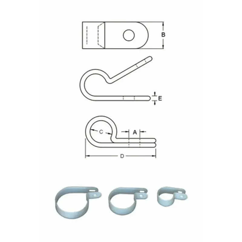 Serre-câble BIHR plastique Ø8mm