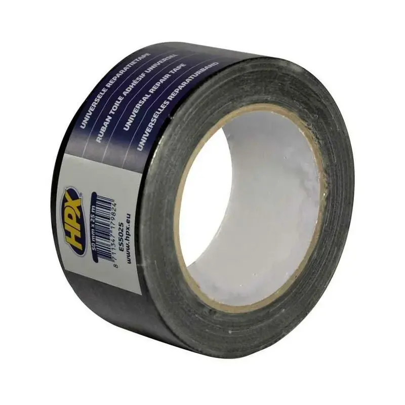 Ruban adhésif américain HPX noir 50mm x 25m