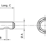 Bouchon de vidange TECNIUM aimanté alu noir M10x1,5x14