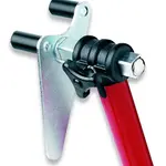 Bequille avant BIKE LIFT universelle rouge avec supports à rouleaux