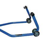 Béquille arrière universelle BIKE LIFT bleu avec supports en &quot;V&quot;