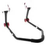 Béquille arrière BIHR démontable universelle noir avec supports en &quot;V&quot;