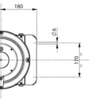 Enrouleur électrique ZECA automatique 15m