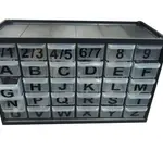 Assortiment caractères pour plaques alu PPI